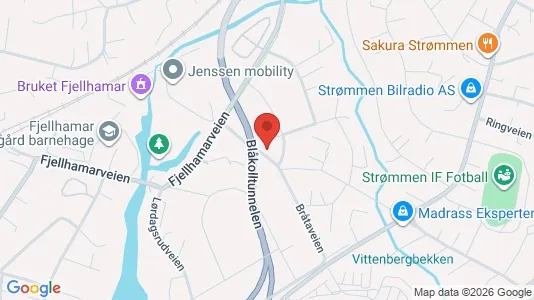 Apartments for rent i Lørenskog - kort over placeringen