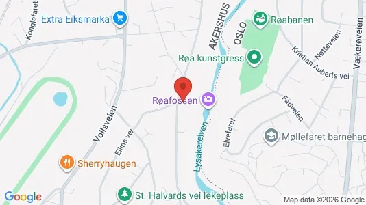Rooms for rent i Bærum - kort over placeringen
