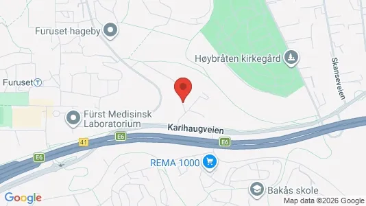 Apartments for rent i Oslo Alna - kort over placeringen