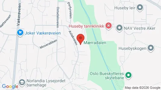 Apartments for rent i Oslo Vestre Aker - kort over placeringen
