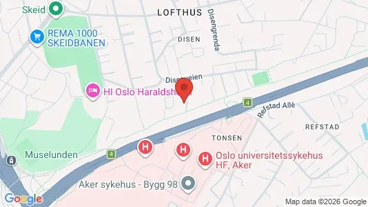 Apartments for rent i Oslo Nordre Aker - kort over placeringen