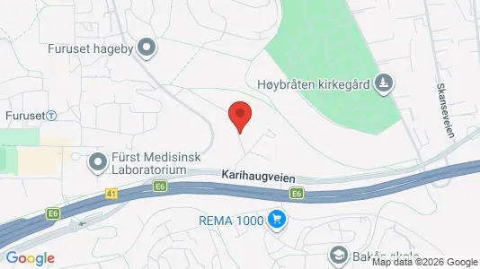 Apartments for rent i Oslo Alna - kort over placeringen