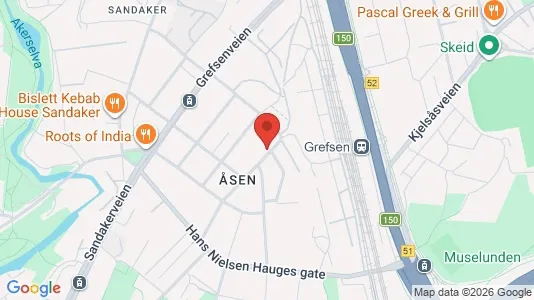 Apartments for rent i Oslo Sagene - kort over placeringen