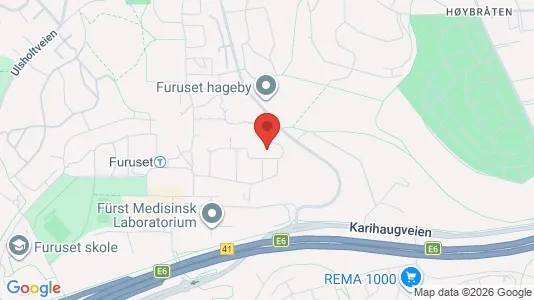 Rooms for rent i Oslo Alna - kort over placeringen