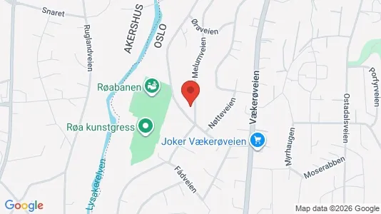 Rooms for rent i Oslo Vestre Aker - kort over placeringen