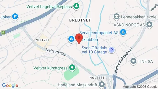 Apartments for rent i Oslo Bjerke - kort over placeringen
