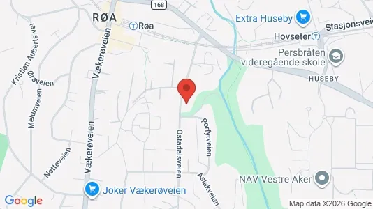 Apartments for rent i Oslo Vestre Aker - kort over placeringen