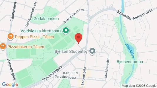 Rooms for rent i Oslo Sagene - kort over placeringen