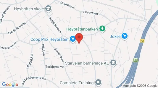 Apartments for rent i Oslo Stovner - kort over placeringen