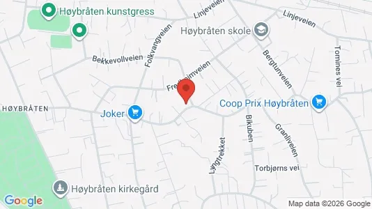 Rooms for rent i Oslo Stovner - kort over placeringen