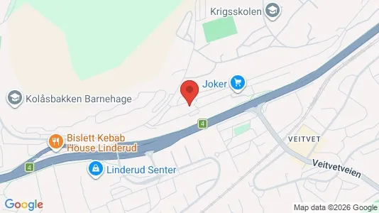 Apartments for rent i Oslo Bjerke - kort over placeringen