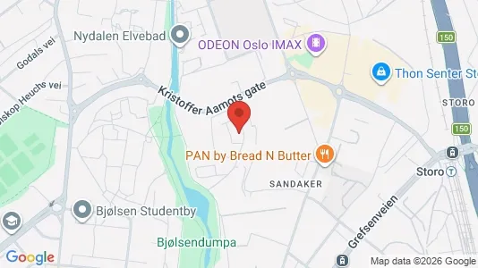 Rooms for rent i Oslo Nordre Aker - kort over placeringen