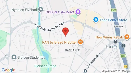 Apartments for rent i Oslo Nordre Aker - kort over placeringen