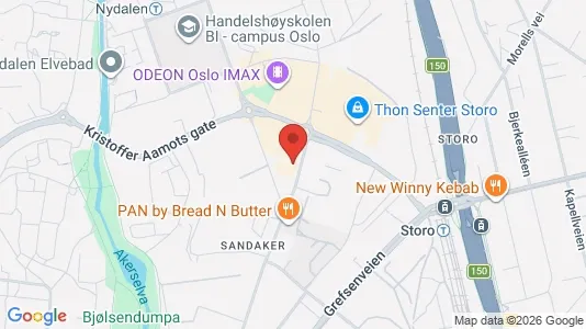 Apartments for rent i Oslo Sagene - kort over placeringen