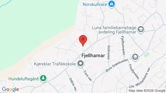 Rooms for rent i Lørenskog - kort over placeringen