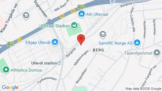 Apartments for rent i Oslo Nordre Aker - kort over placeringen
