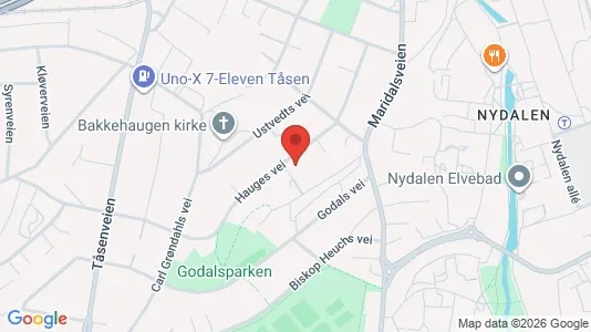Rooms for rent i Oslo Nordre Aker - kort over placeringen