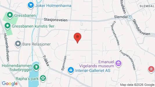 Rooms for rent i Oslo Vestre Aker - kort over placeringen