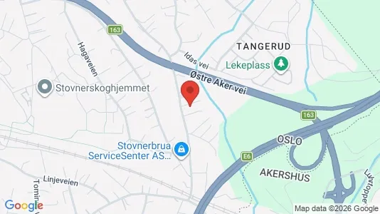 Apartments for rent i Oslo Stovner - kort over placeringen