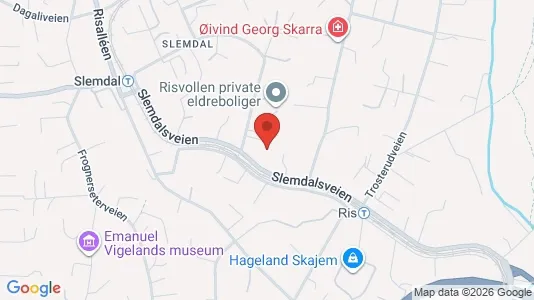 Rooms for rent i Oslo Vestre Aker - kort over placeringen
