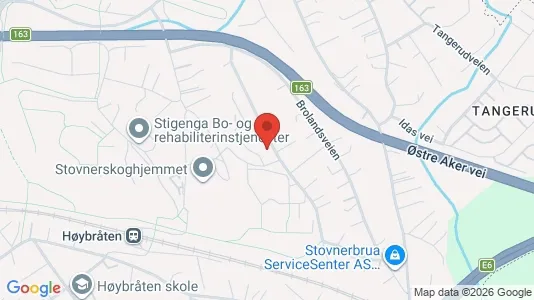 Apartments for rent i Oslo Stovner - kort over placeringen