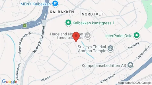 Apartments for rent i Oslo Grorud - kort over placeringen