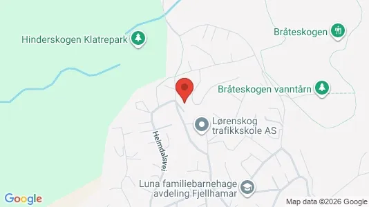Rooms for rent i Lørenskog - kort over placeringen
