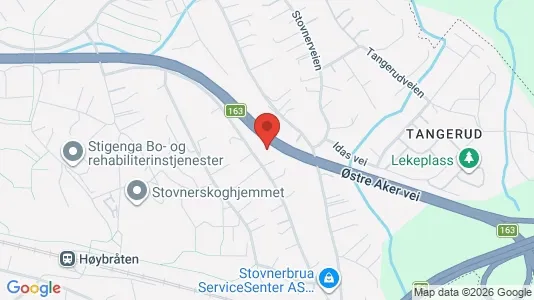 Rooms for rent i Oslo Stovner - kort over placeringen