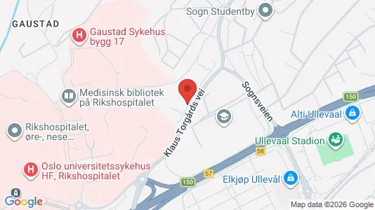 Apartments for rent i Oslo Nordre Aker - kort over placeringen