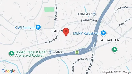 Rooms for rent i Oslo Grorud - kort over placeringen