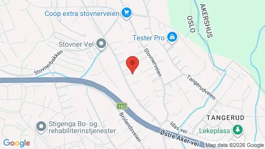Rooms for rent i Oslo Stovner - kort over placeringen