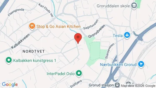 Apartments for rent i Oslo Grorud - kort over placeringen
