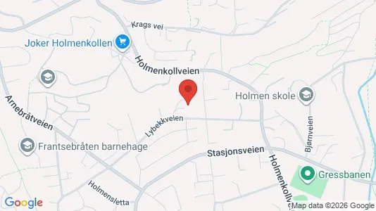 Rooms for rent i Oslo Vestre Aker - kort over placeringen