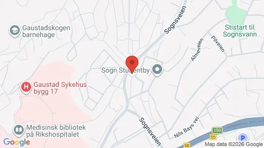 Rooms for rent i Oslo Nordre Aker - kort over placeringen