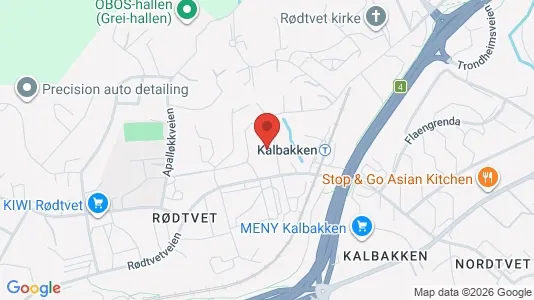 Apartments for rent i Oslo Grorud - kort over placeringen