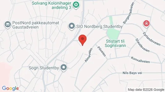 Apartments for rent i Oslo Nordre Aker - kort over placeringen