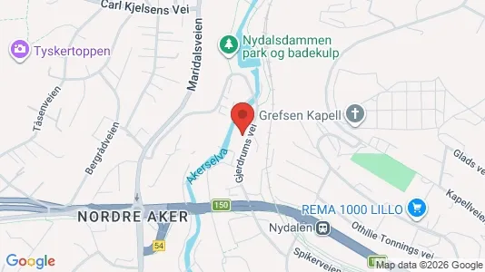 Apartments for rent i Oslo Nordre Aker - kort over placeringen