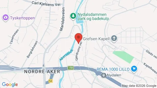 Apartments for rent i Oslo Nordre Aker - kort over placeringen