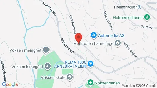 Apartments for rent i Oslo Vestre Aker - kort over placeringen