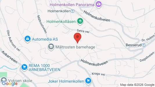 Apartments for rent i Oslo Vestre Aker - kort over placeringen
