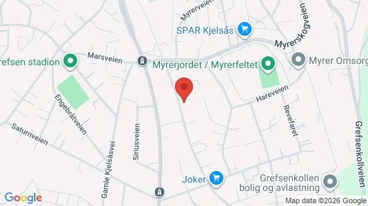 Rooms for rent i Oslo Nordre Aker - kort over placeringen