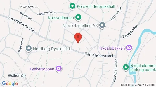 Rooms for rent i Oslo Nordre Aker - kort over placeringen