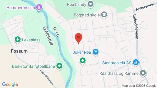 Rooms for rent i Oslo Vestre Aker - kort over placeringen