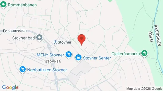 Apartments for rent i Oslo Stovner - kort over placeringen