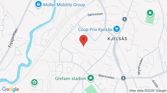 Apartments for rent i Oslo Nordre Aker - kort over placeringen