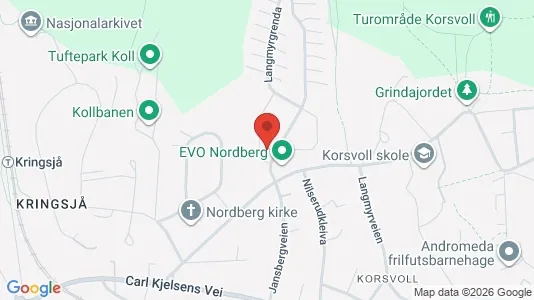 Rooms for rent i Oslo Nordre Aker - kort over placeringen