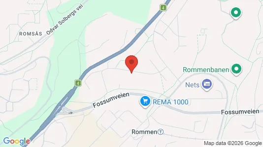 Rooms for rent i Oslo Stovner - kort over placeringen