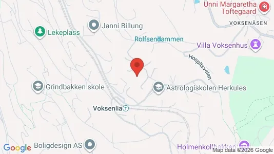 Rooms for rent i Oslo Vestre Aker - kort over placeringen
