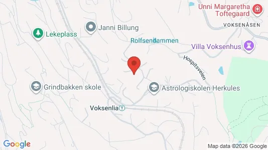 Rooms for rent i Oslo Vestre Aker - kort over placeringen