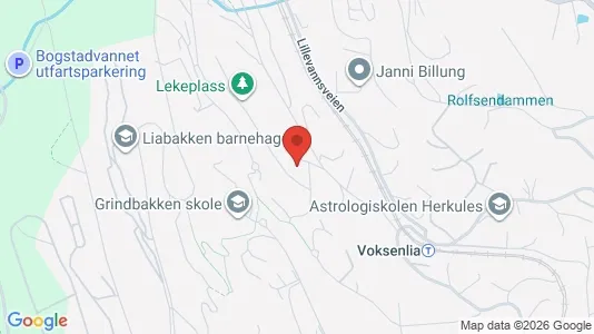 Rooms for rent i Oslo Vestre Aker - kort over placeringen